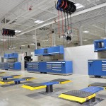 Rousseau Benches, Graco overhead reels, Rotary inground lifts