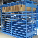 With quick assembly and sturdy construction, the Rousseau Spider® shelving system can respond to all your storage needs.